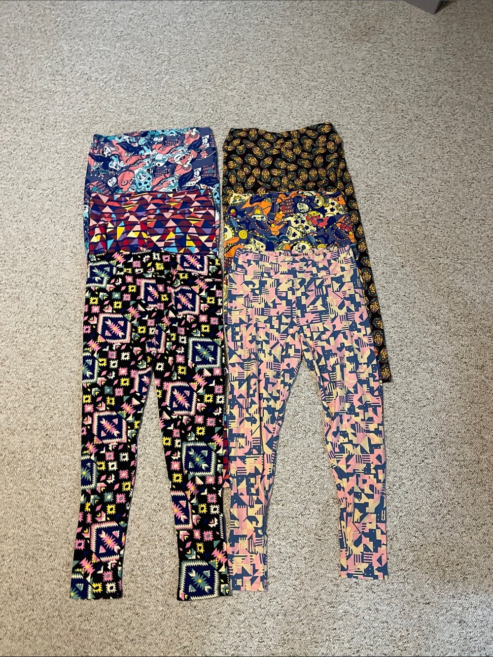 LuLaRoe Women’s Leggings Lot of 6
